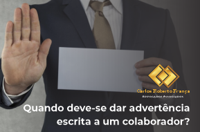 Advertência escrita